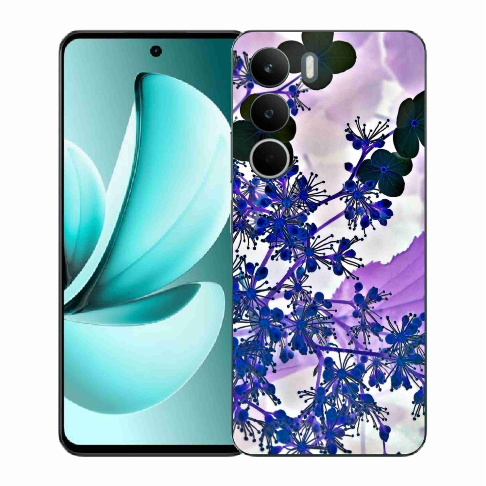 Gélový kryt mmCase na Realme C71 - kvet hortenzie