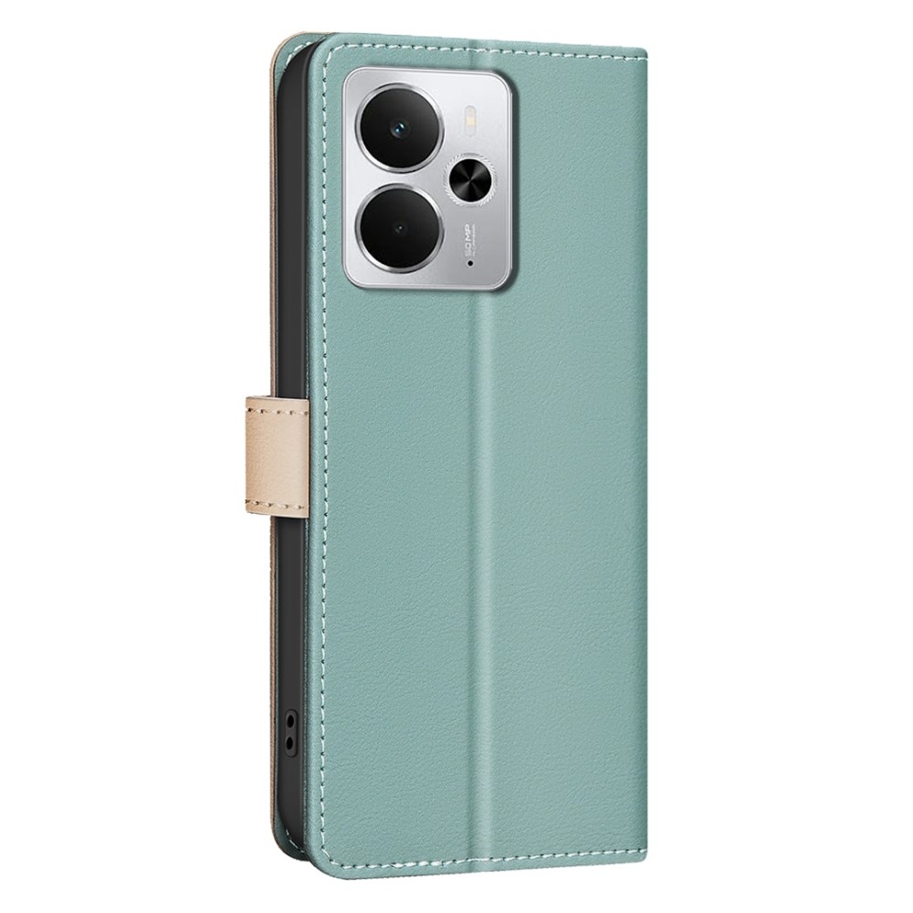 BNF DUO knižkové púzdro na Realme 14 5G - zelené