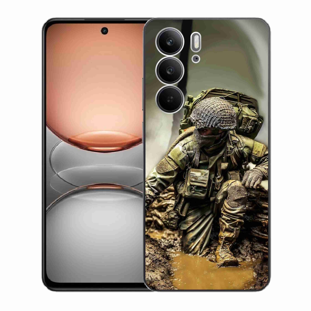 Gélový kryt mmCase na Realme C75 - vojak