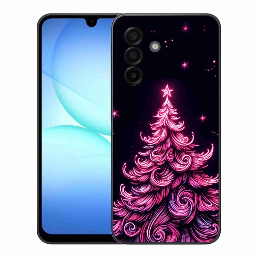 Gélový kryt mmCase na Samsung Galaxy A17 5G - neónový vianočný stromček 2