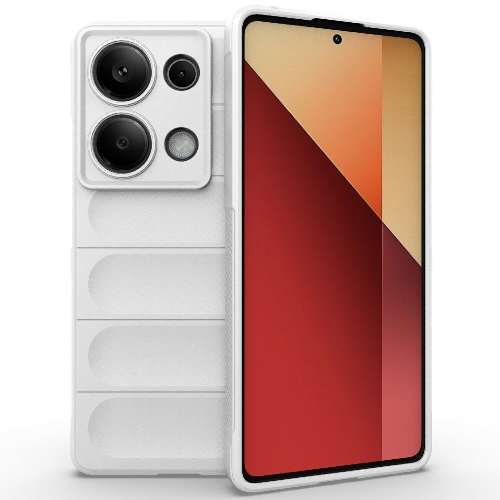 Rugg odolný gélový obal na Xiaomi Redmi Note 14S - biely