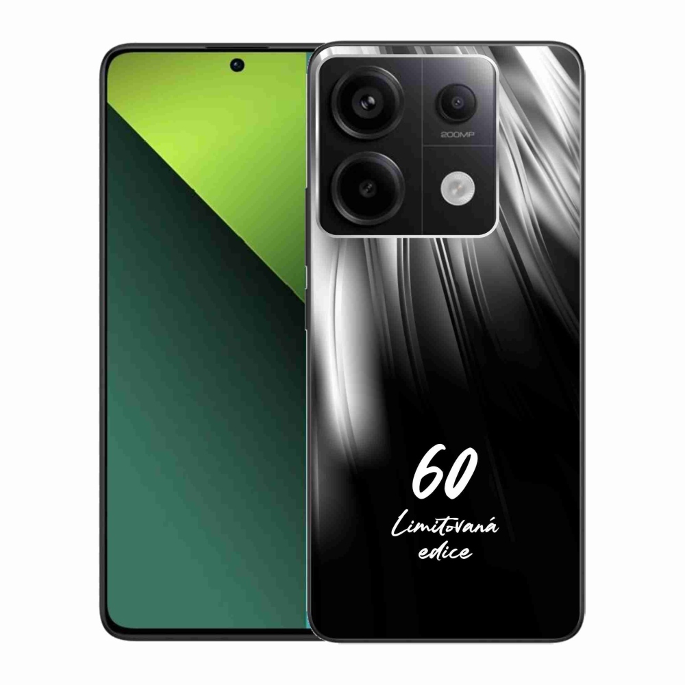 Gélový kryt mmCase na Xiaomi Redmi Note 13 Pro 5G/Poco X6 5G - 60 limitovaná edícia čierne pozadie