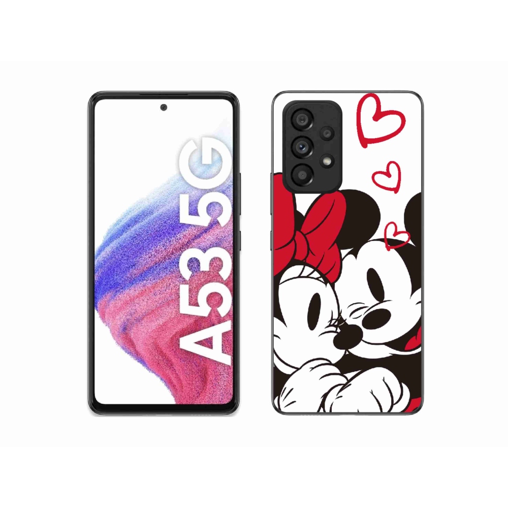 Gélový kryt mmCase na Samsung Galaxy A53 5G - mínnie a mickey