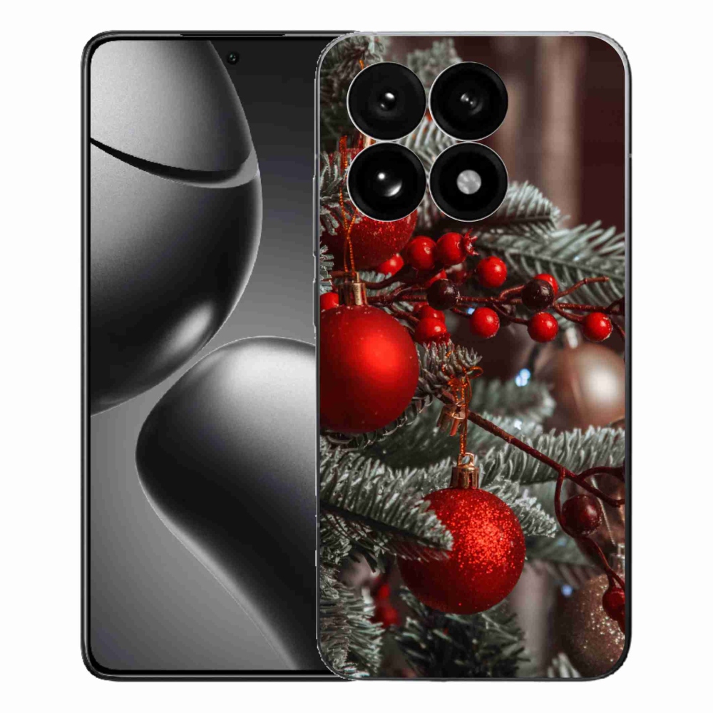 Gélový kryt mmCase na Xiaomi 15T - vianočné ozdoby 2