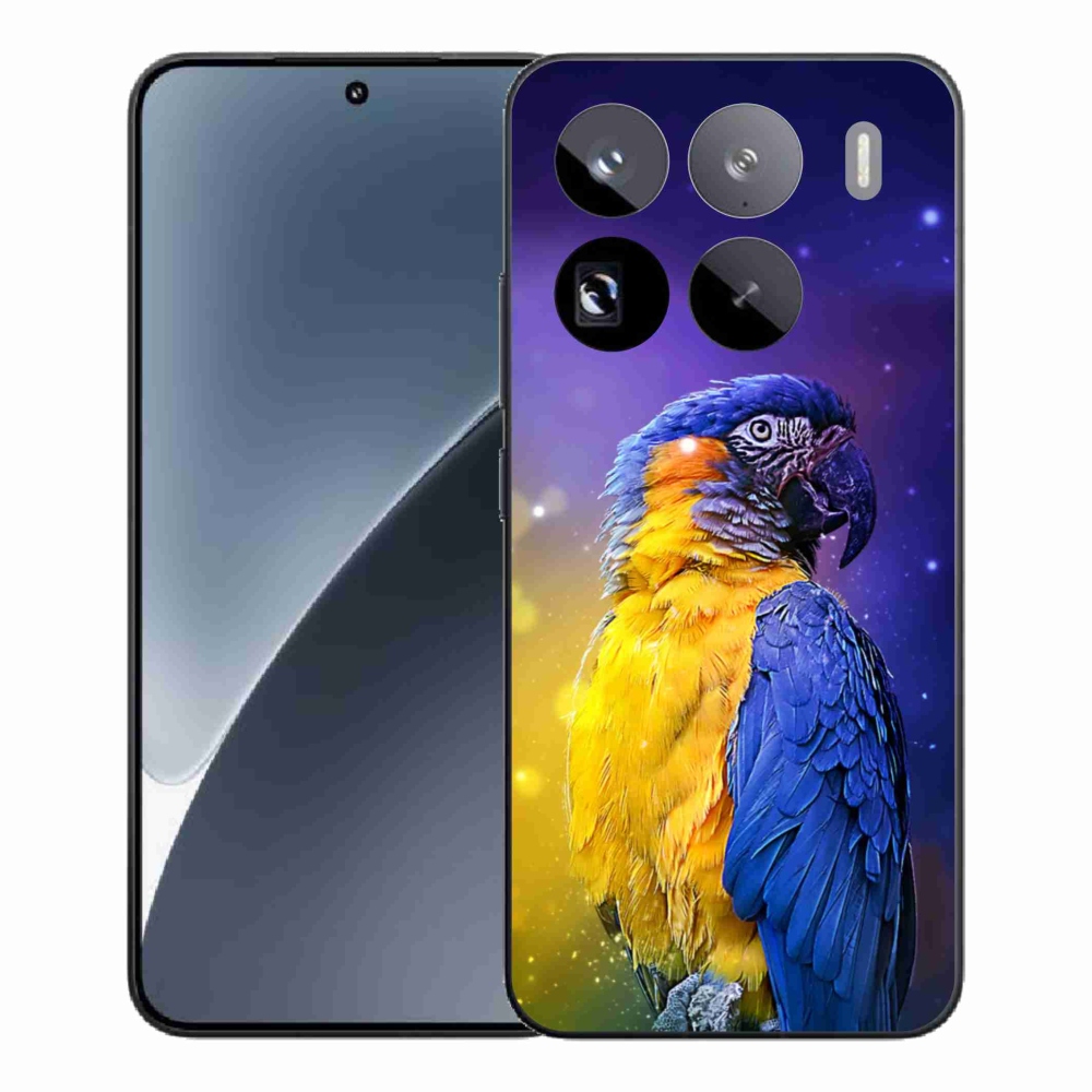 Gélový kryt mmCase na Xiaomi 15 Pro - papagáj ara 1