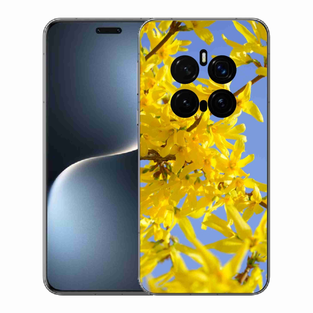 Gélový kryt mmCase na Honor Magic 7 Pro 5G - žlté kvety
