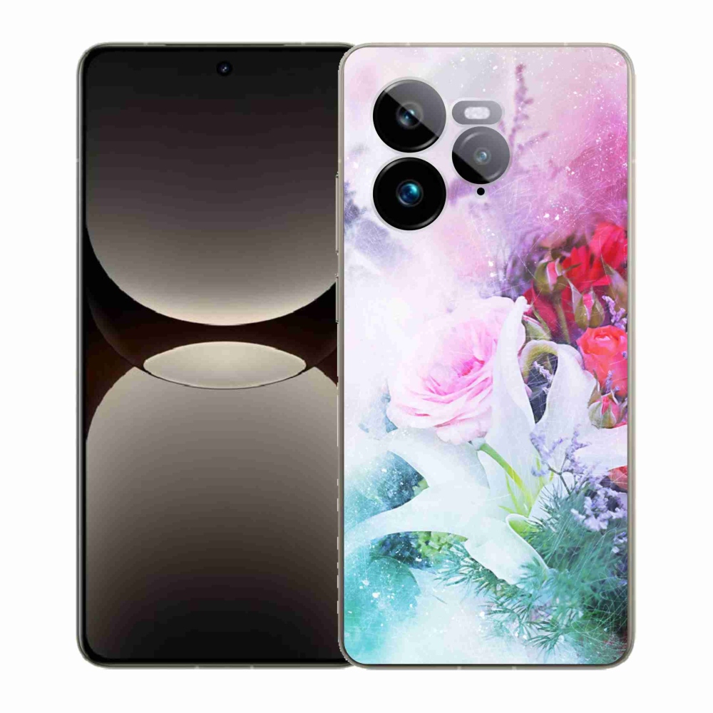 Gélový kryt mmCase na Realme GT 7 Pro 5G - kvety 4