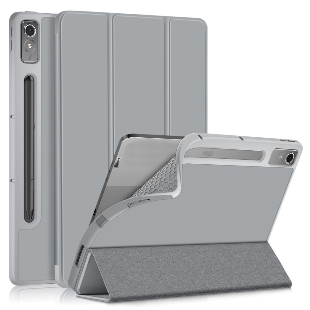 Case chytré zatváracie púzdro na tablet Lenovo Tab P12 - šedé