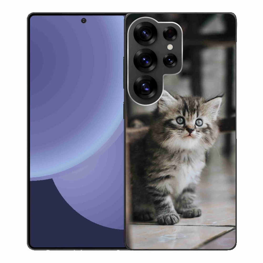 Gélový kryt mmCase na Samsung Galaxy S25 Ultra - mačiatko