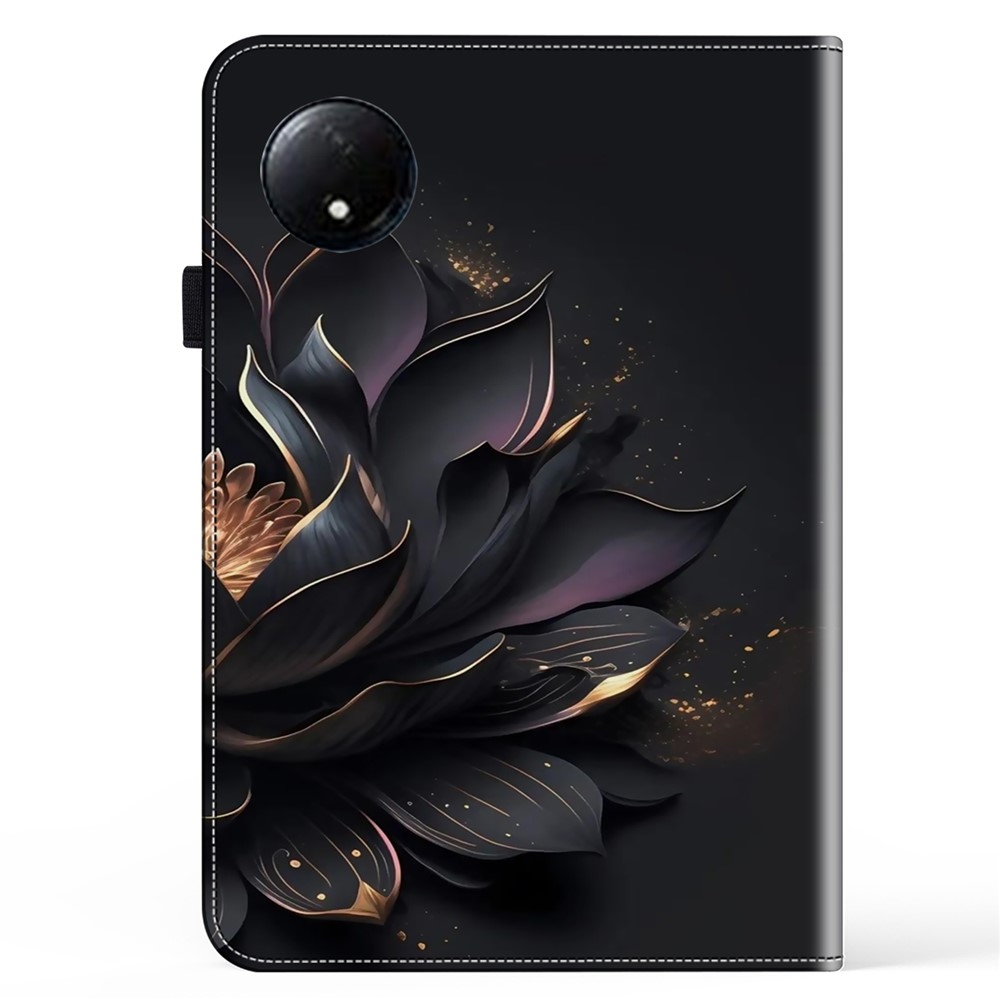 Patts zatváracie púzdro na tablet Xiaomi Redmi Pad SE 8.7 - čierny kvet