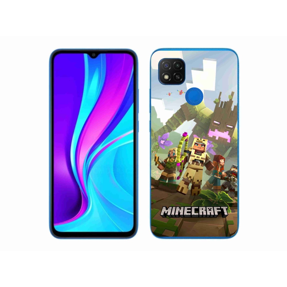 Gélový kryt mmCase na Xiaomi Redmi 9C - minecraft 1