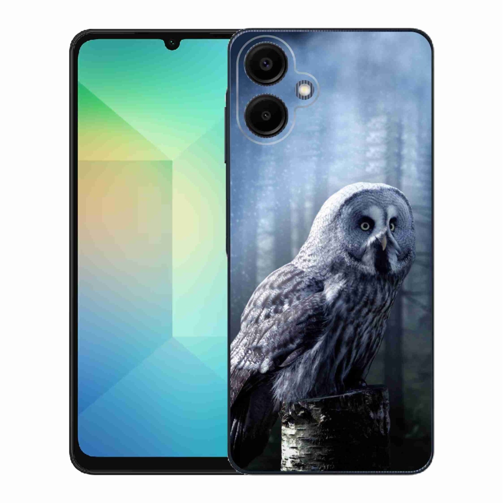 Gélový kryt mmCase na Samsung Galaxy A06 4G - sova