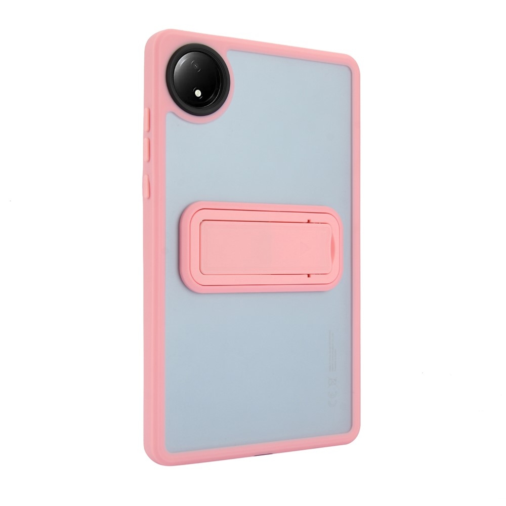 Skiny gélový obal s pevným chrbtom a výklopným stojanom na Xiaomi Redmi Pad SE 8.7 - ružový