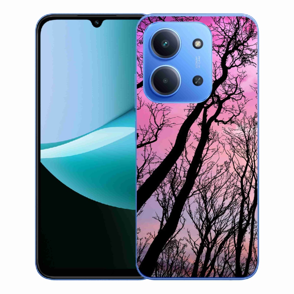 Gélový kryt mmCase na Xiaomi Redmi 15C 4G/5G (173mm) - opadané stromy