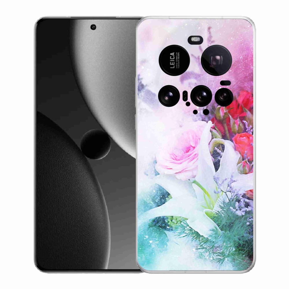 Gélový kryt mmCase na Xiaomi 15 Ultra - kvety 4