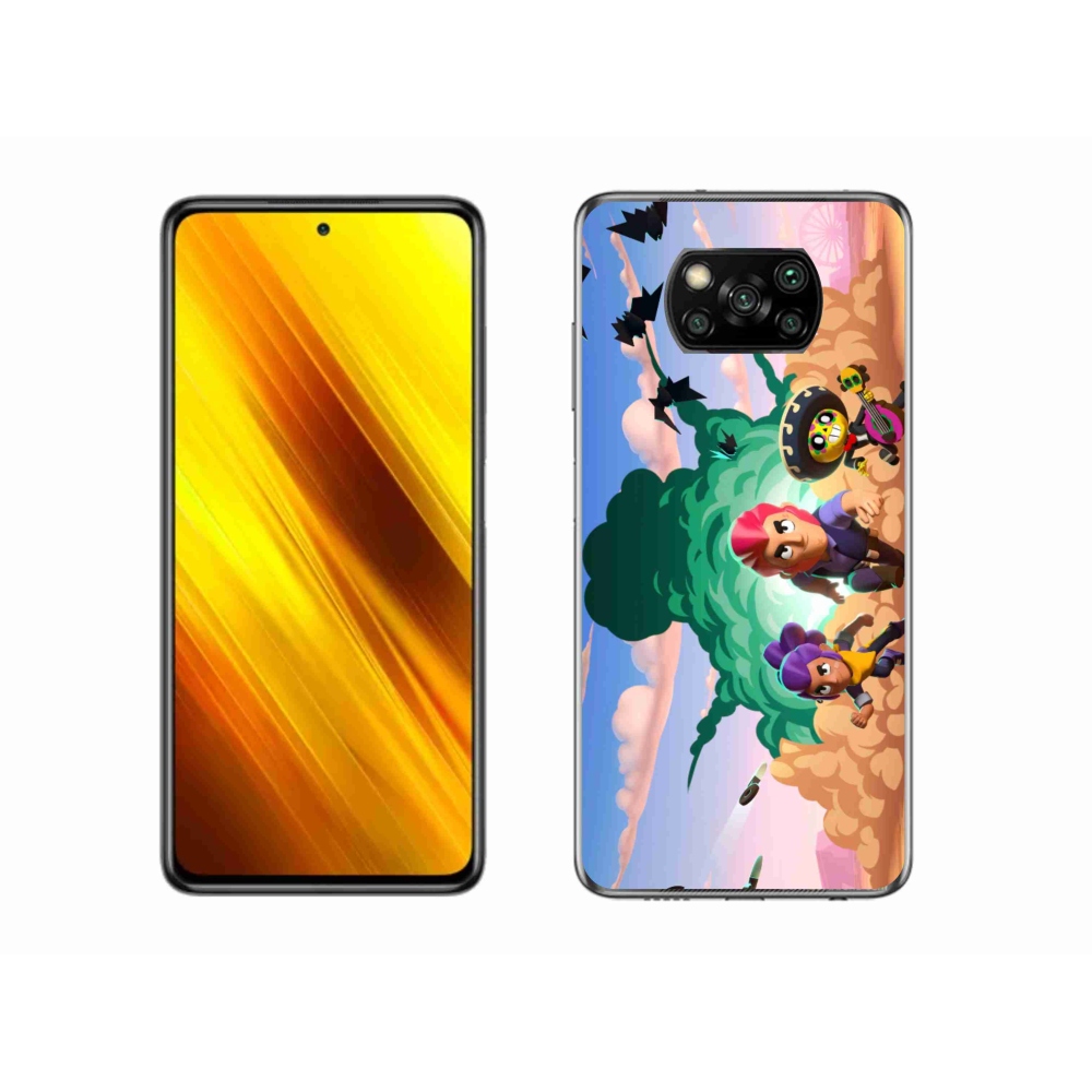 Gélový kryt mmCase na Xiaomi Poco X3 - brawl stars