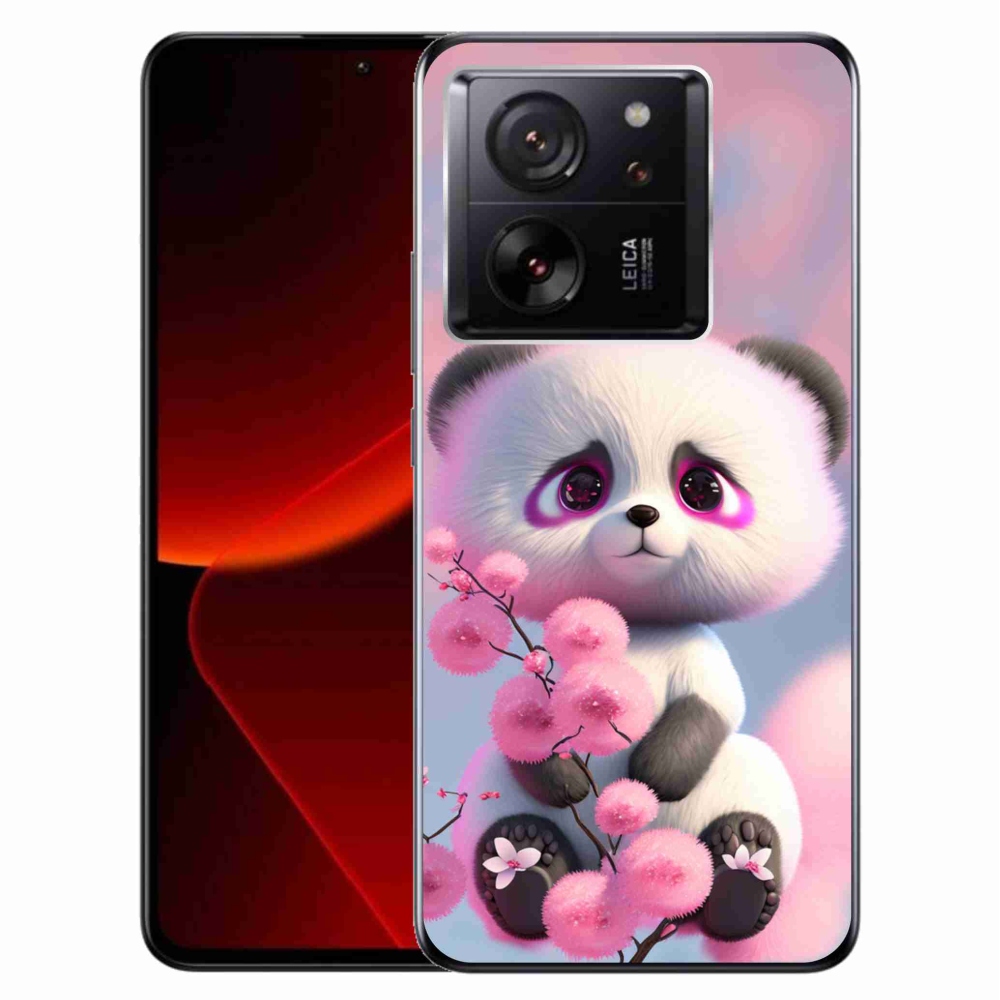 Gélový kryt mmCase na Xiaomi 13T/13T Pro - roztomilá panda 1