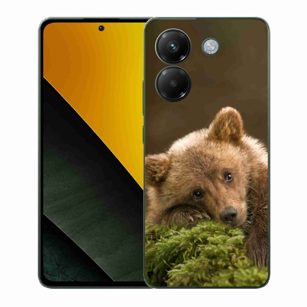 Gélový kryt mmCase na Xiaomi Poco M7 Pro 5G - medveď