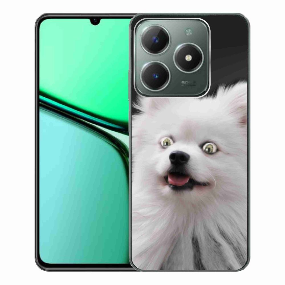 Gélový kryt mmCase na Realme C61 - biely špic