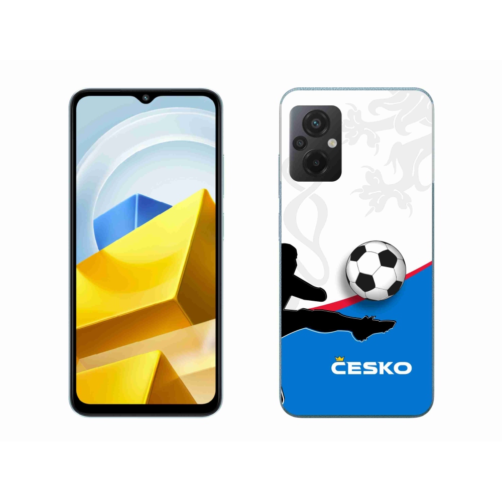 Gélový kryt mmCase na Xiaomi Poco M5 4G - futbal Česko 3