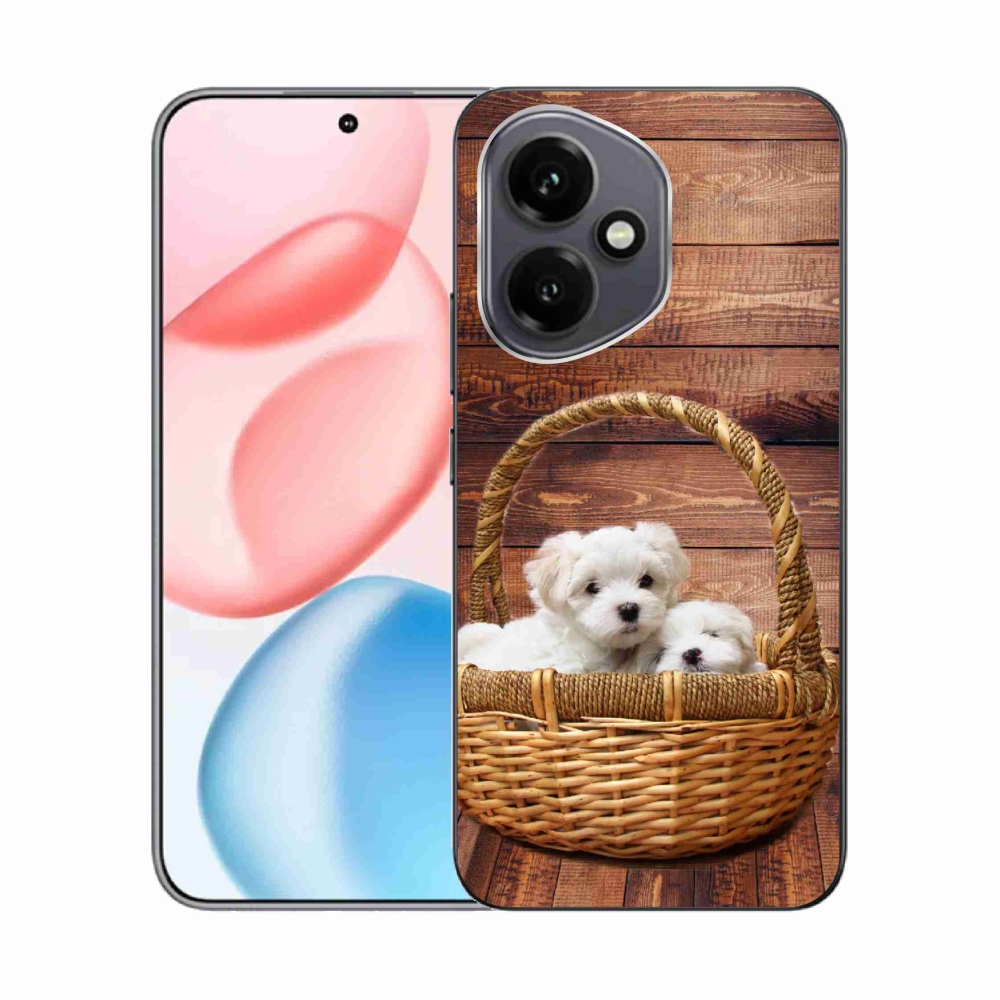 Gélový kryt mmCase na Honor 400 - šteniatka