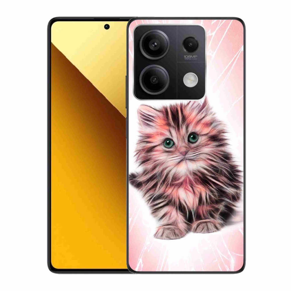 Gélový kryt mmCase na Xiaomi Redmi Note 13 5G - roztomilé mačiatko