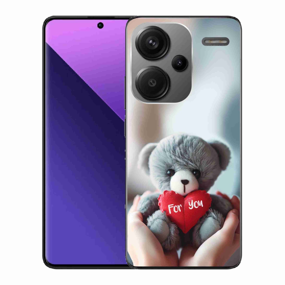 Gélový kryt mmCase na Xiaomi Redmi Note 13 Pro+ 5G - medvedík pre zamilovaných