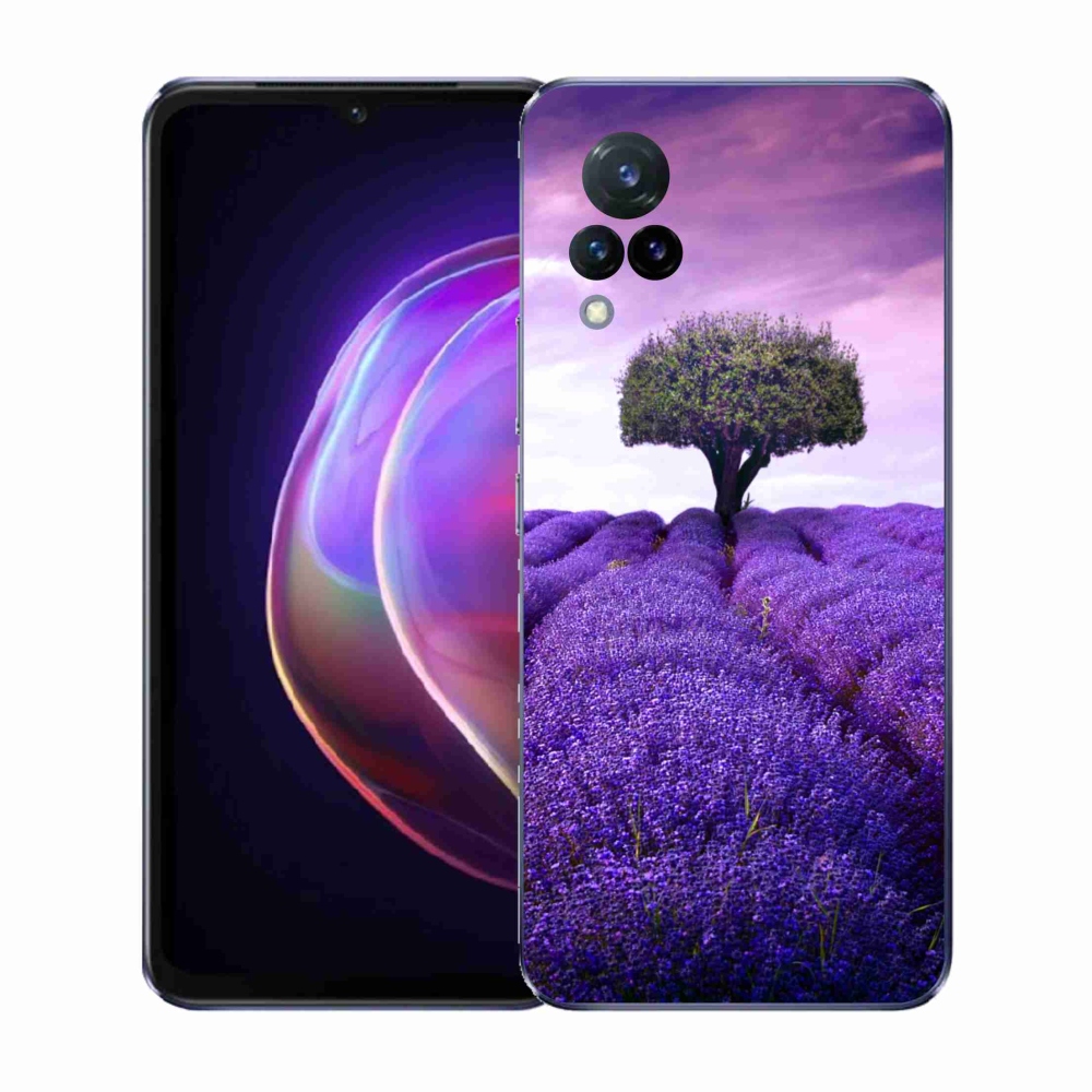 Gélový kryt mmCase na Vivo V21 4G/5G - levanduľová lúka