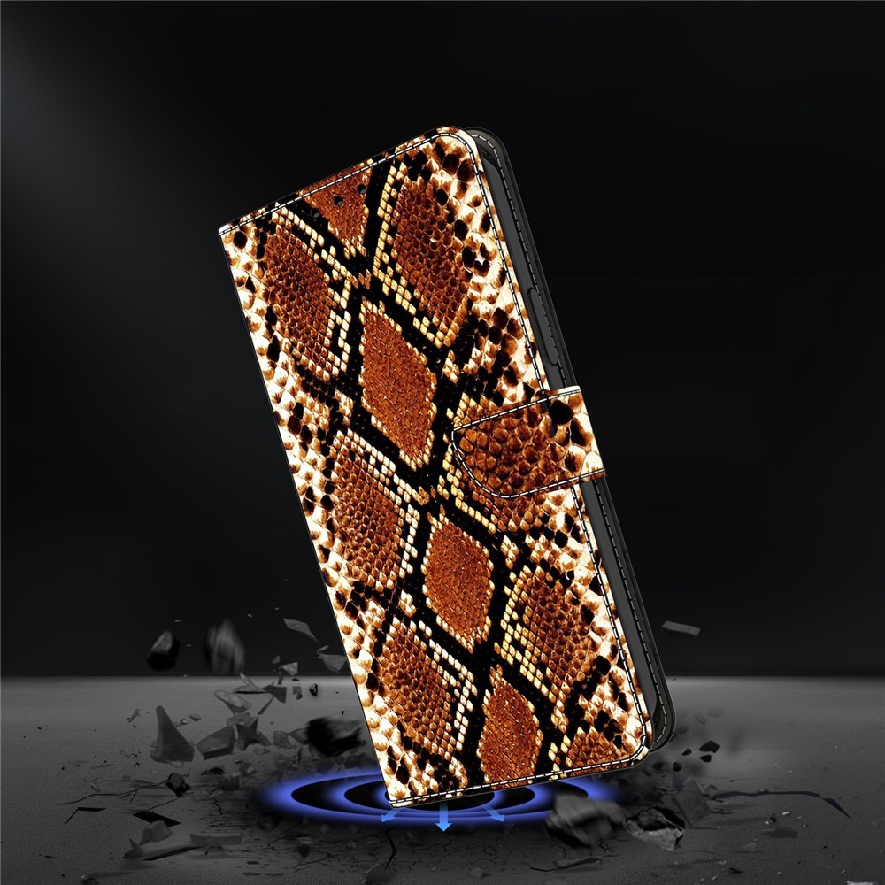 Smooth knižkové púzdro na Samsung Galaxy A07 4G - hadí vzor