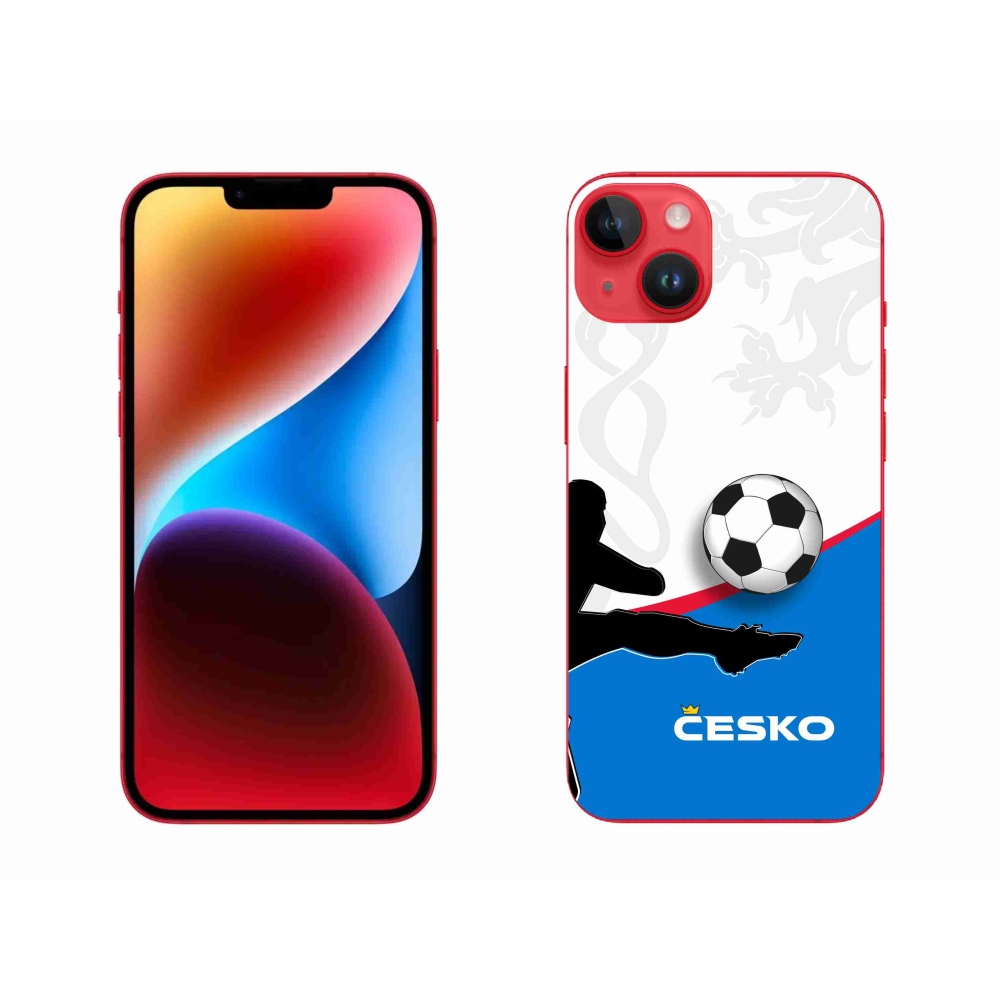 Gélový kryt mmCase na iPhone 14 Plus - futbal Česko 3