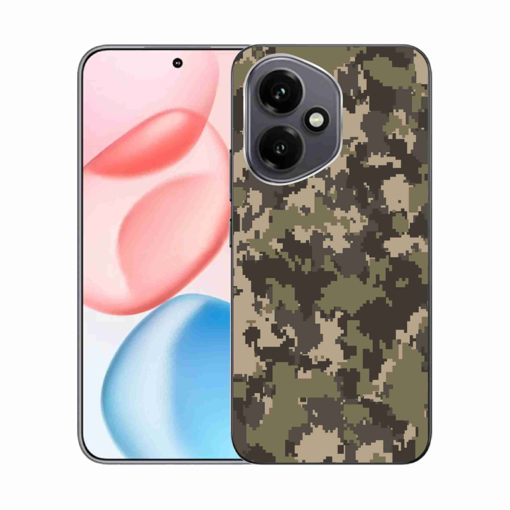 Gélový kryt mmCase na Honor 400 - maskáčový vzor 12