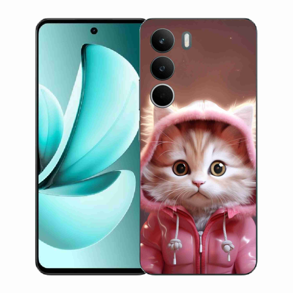 Gélový kryt mmCase na Realme C71 - roztomilé mačiatko 3