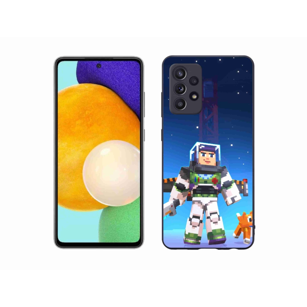 Gélový kryt mmCase na Samsung Galaxy A52s 5G - minecraft 2