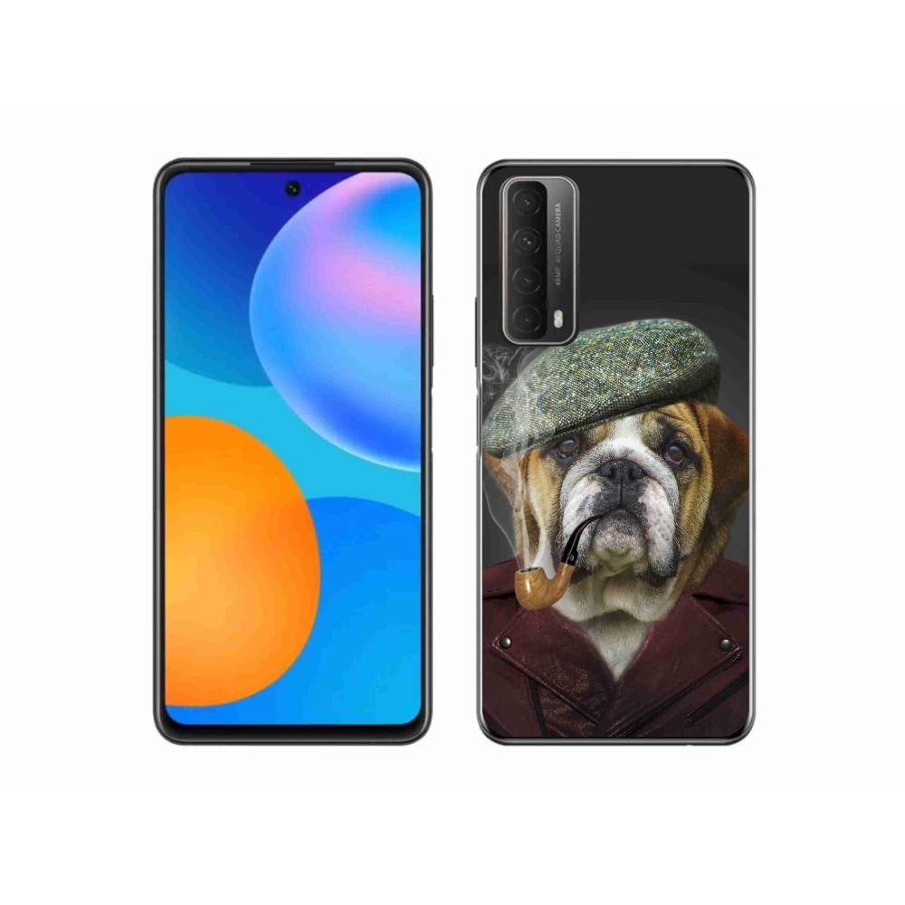 Gelový kryt mmCase na Huawei P Smart (2021) - pes s fajfkou