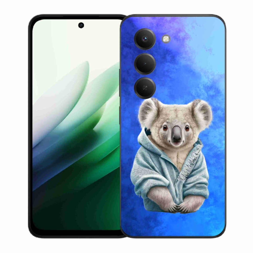 Gélový kryt mmCase na Xiaomi Redmi 15 5G (169mm) - koala vo svetri
