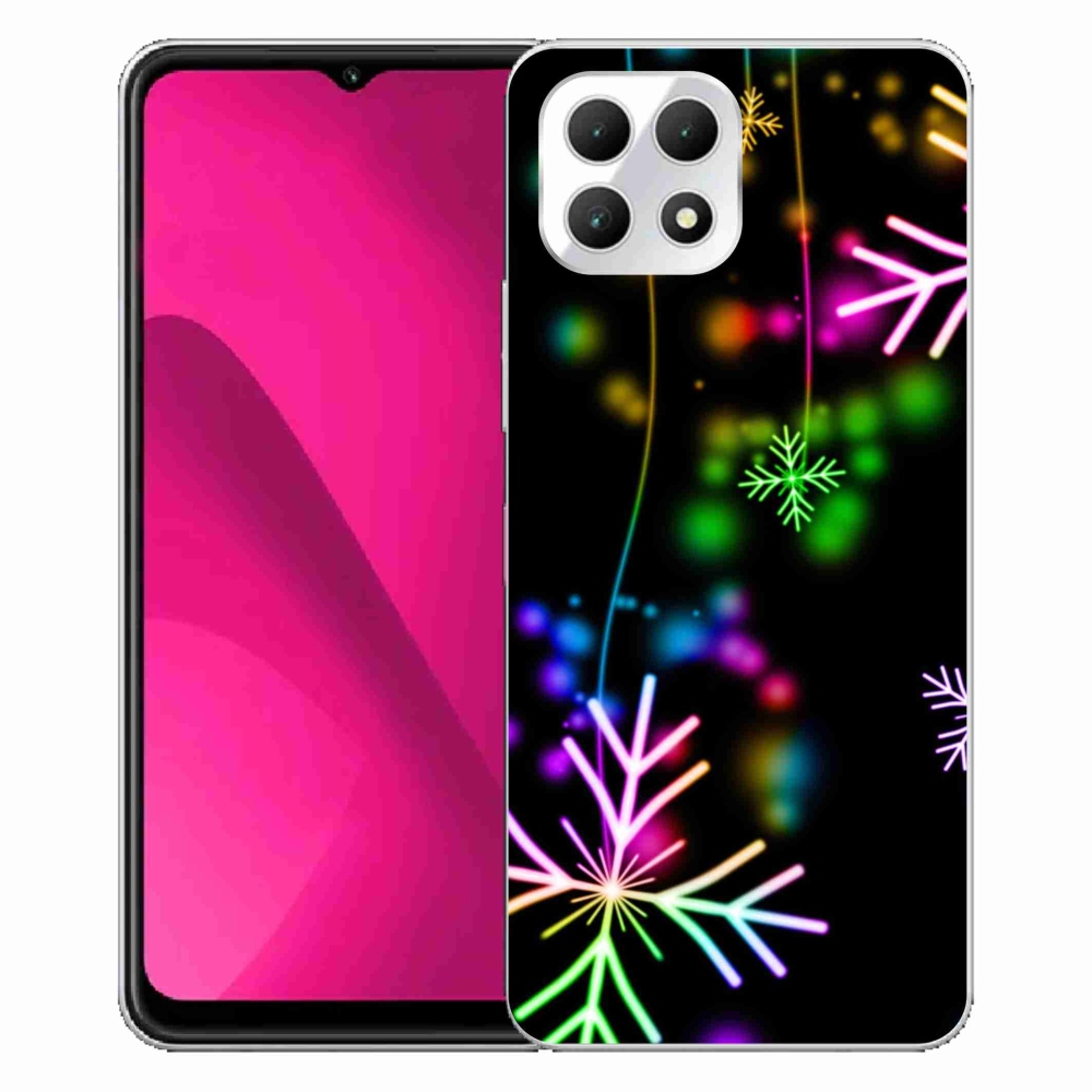 Gélový kryt mmCase na T-Mobile T Phone 2 - farebné vločky