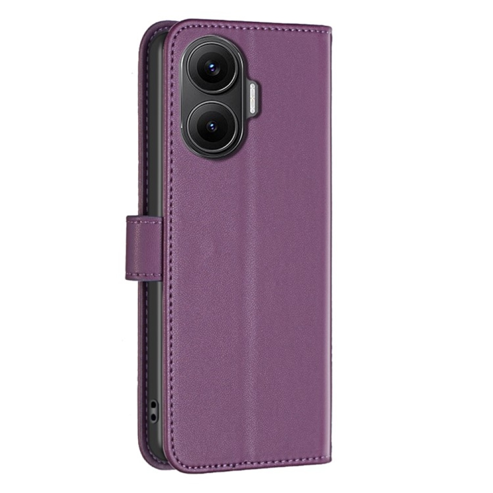 BNF knižkové puzdro na Xiaomi Poco F7 5G - tmavofialové