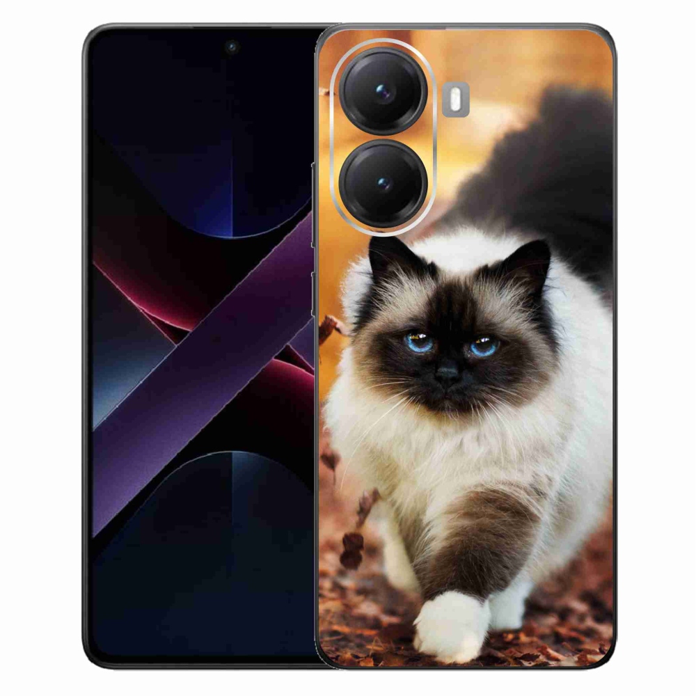 Gélový kryt mmCase na Xiaomi Poco X7 Pro 5G - mačka