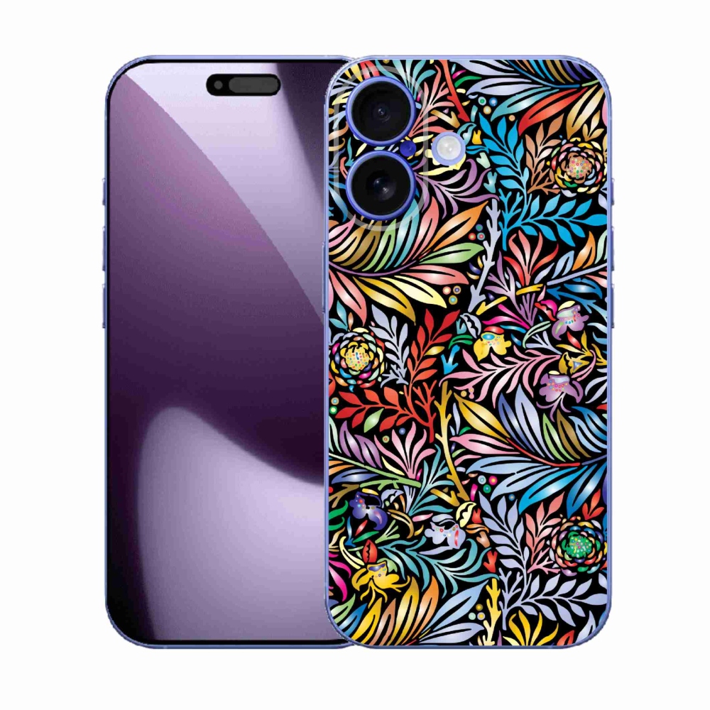 Gélový kryt mmCase na iPhone 17 - kvety 5