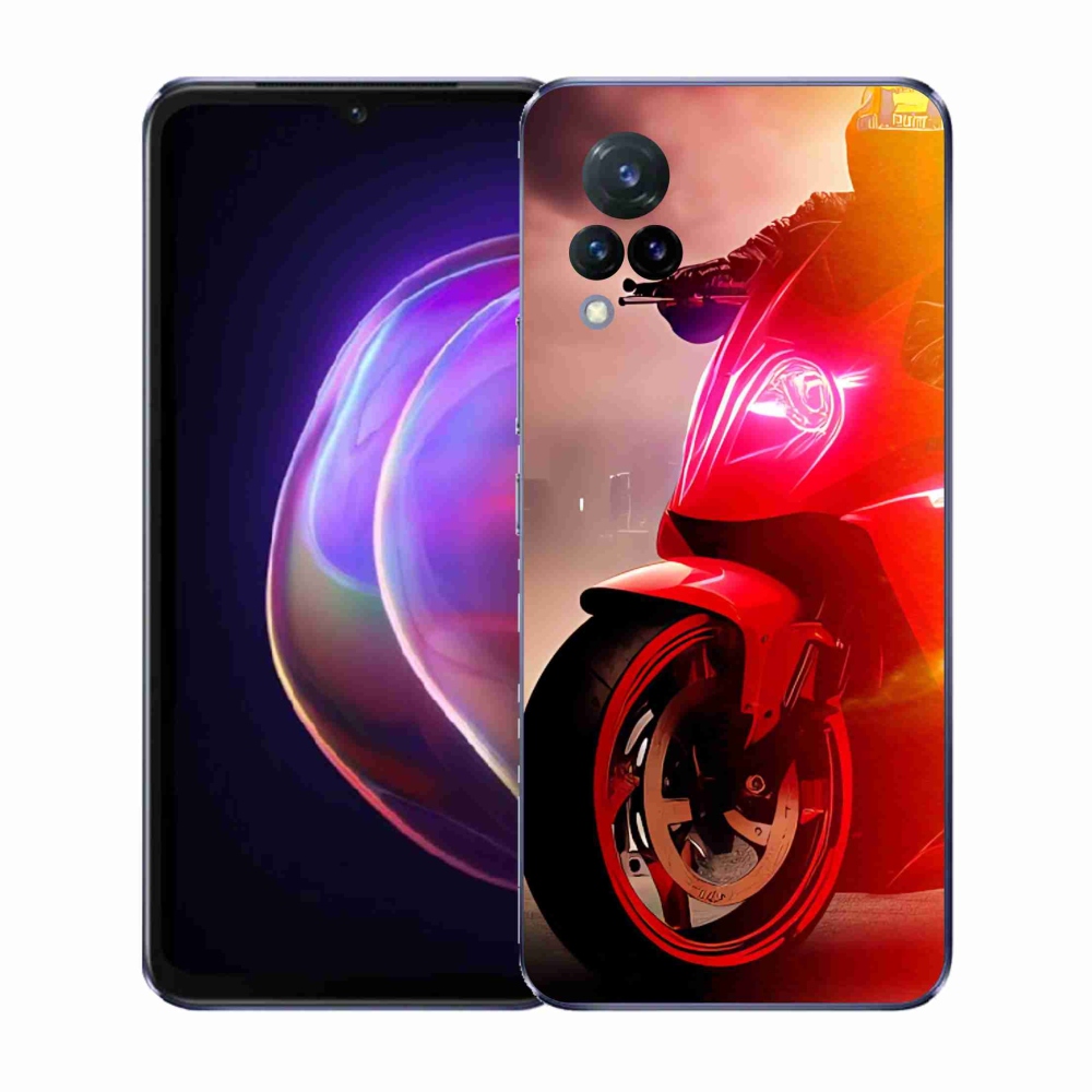 Gélový kryt mmCase na Vivo V21 4G/5G - motorka