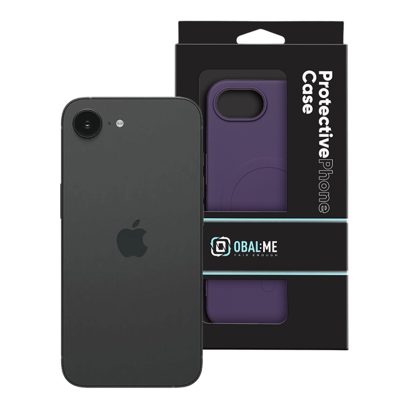 OBAL:ME MagNetix Sculpt Puzdro pre Apple iPhone 16e/17e Plum Purple