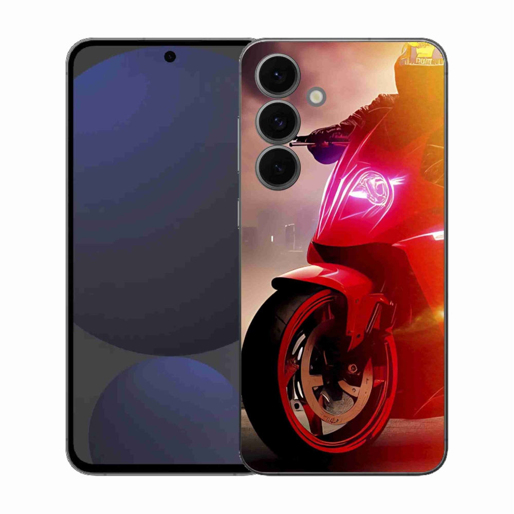Gélový kryt mmCase na Samsung Galaxy S25 FE - motorka