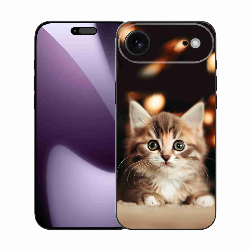 Gélový kryt mmCase na iPhone 17 Air - roztomilé mačiatko 2