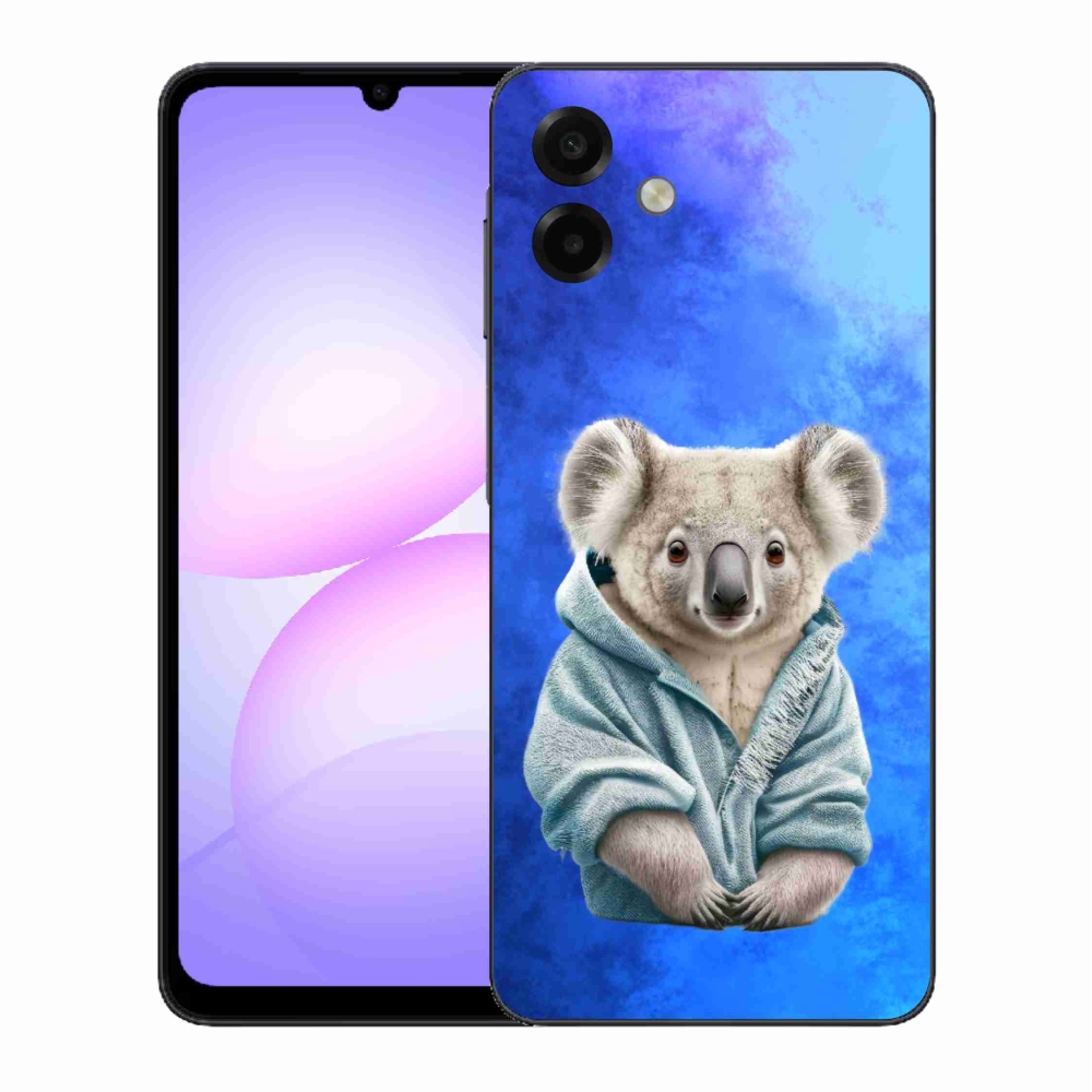 Gélový kryt mmCase na Samsung Galaxy A07 4G - koala vo svetri