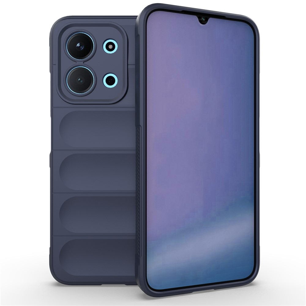 Rugg odolný gélový obal na Xiaomi Redmi 15C 4G (171mm)/Poco C85 4G (171mm) - tmavomodrý