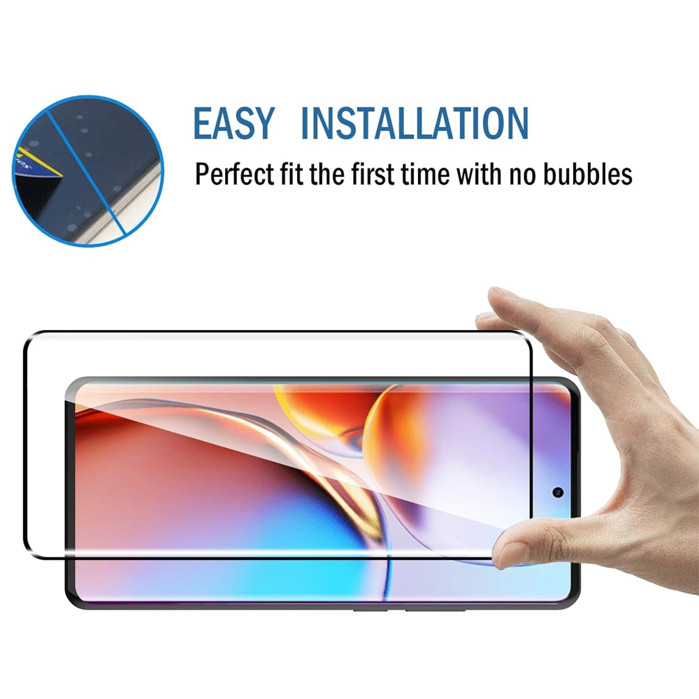 3D celoplošné tvrdené sklo (lepidlo iba na hranách) na Motorola Edge 70 Fusion 5G