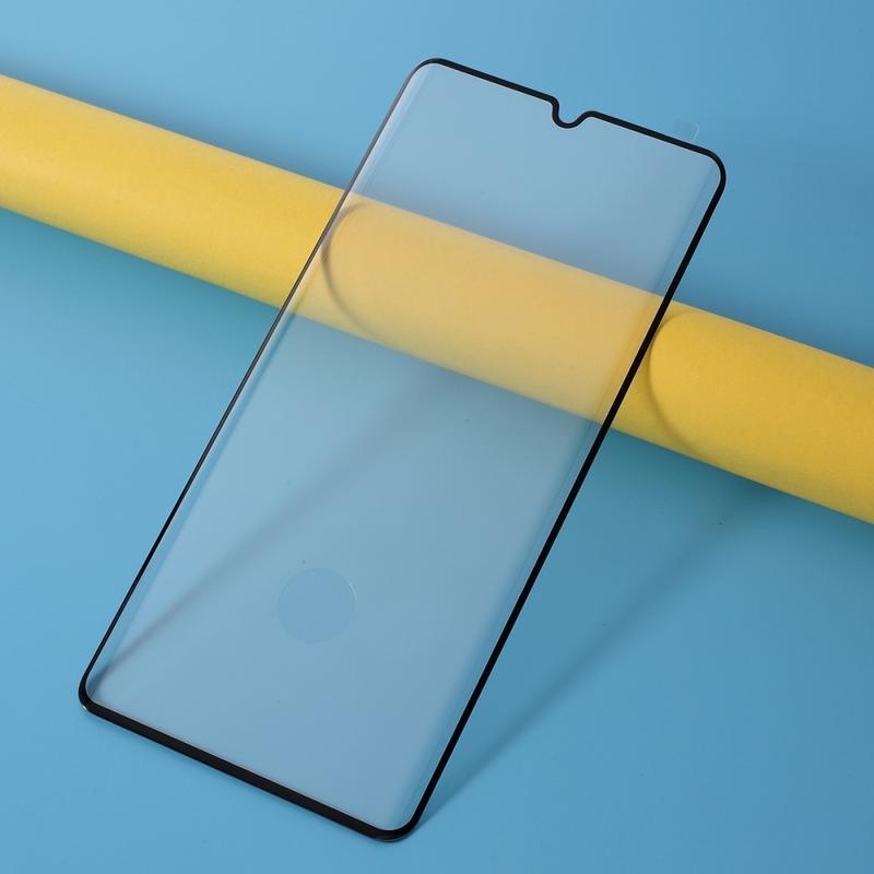 3D celoplošné tvrdené sklo na mobil Xiaomi Mi Note 10 Lite - čierny lem