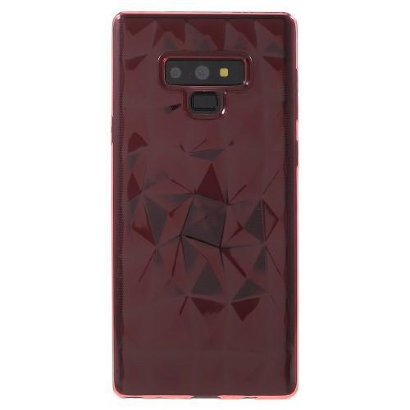 3D diamond gélový obal na Samsung Galaxy Note9 - rose