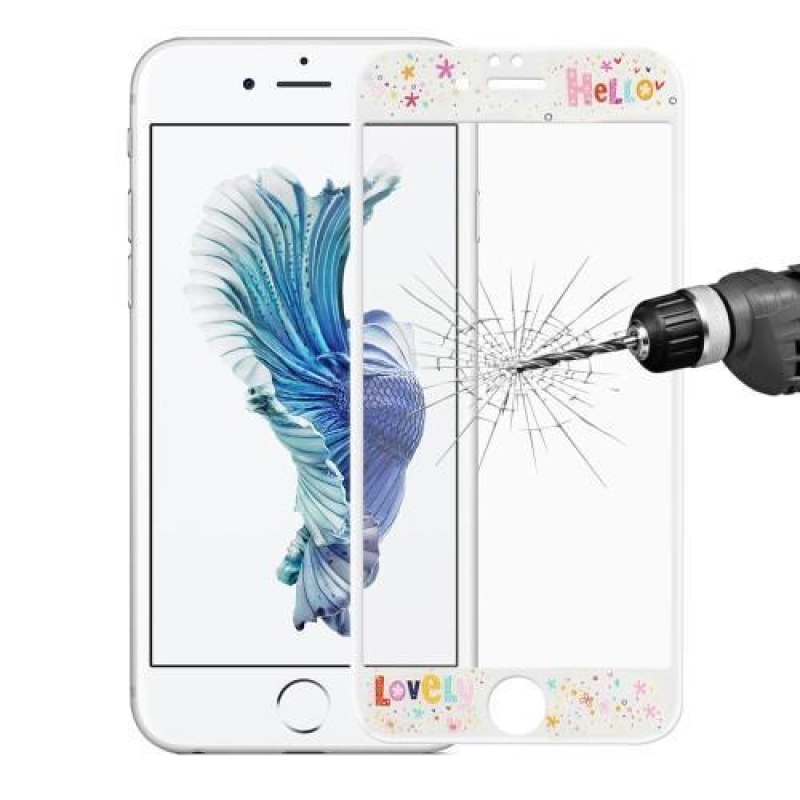 3D glass celoplošné ochranné tvrdené sklo na iPhone 6 Plus a 6s Plus - hello