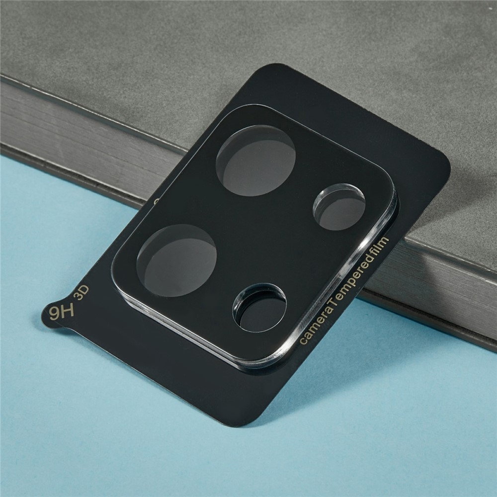 3D sklo šošovky fotoaparátu na Motorola Moto G86 5G/G86 Power 5G - čierne 2ks